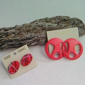 New 2 bundle earring set